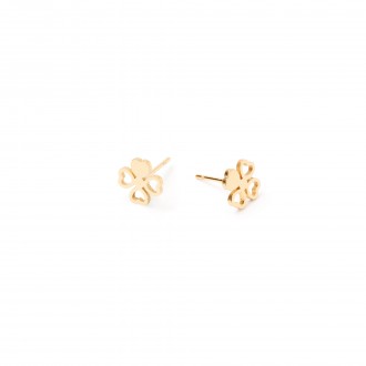 STEEL CLOVER EARRINGS