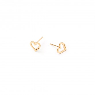 STEEL HEART EARRINGS