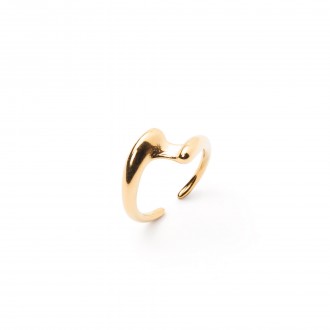 WAVE STEEL RING